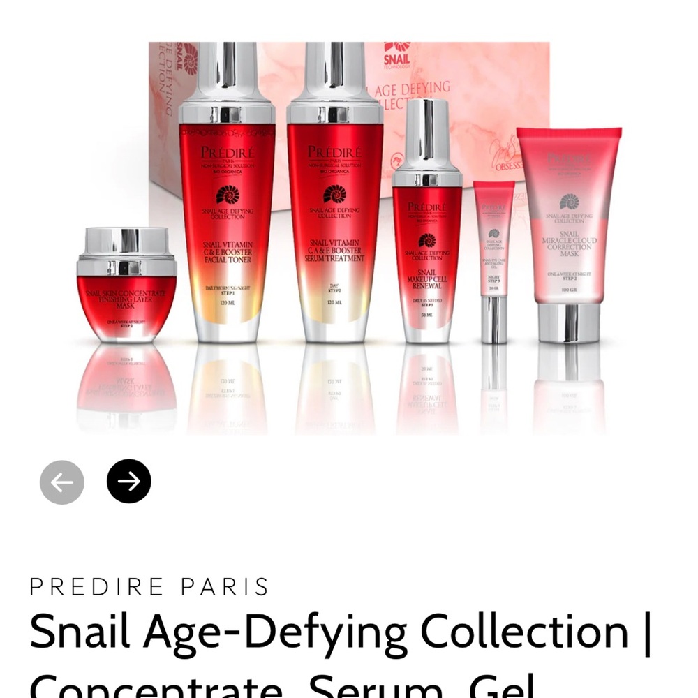 Predire Paris Snail Age-Defying Skincare Set - Red